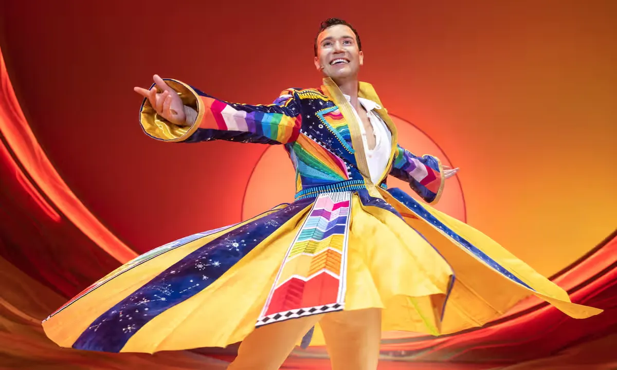 Oh, just an exuberant Joseph on stage, so exuberant 