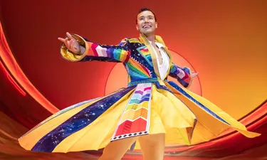 Oh, just an exuberant Joseph on stage, so exuberant 