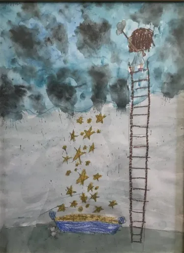 the ladder