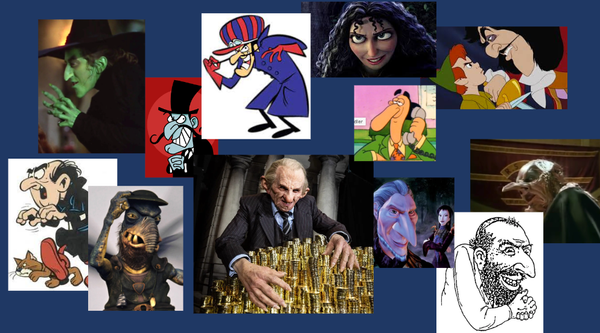 A bunch of cartoon villains! 